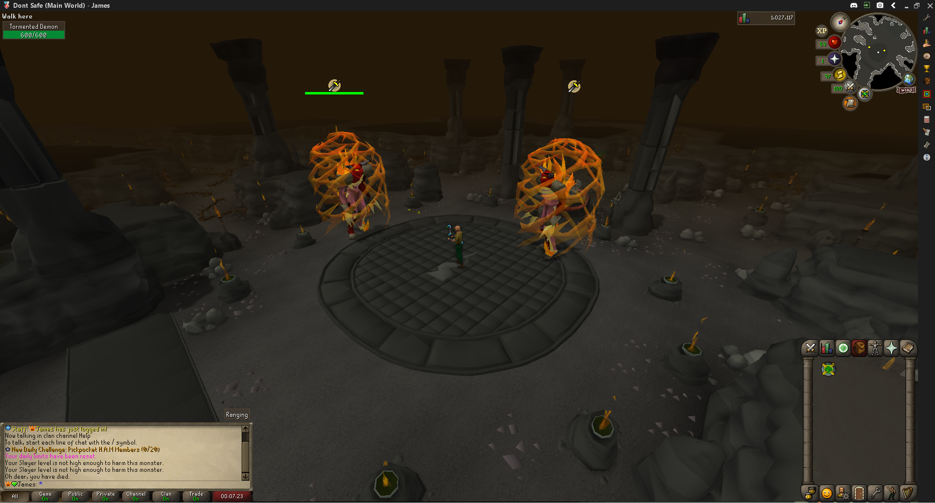 7th MAR OSRS LOW HP screenshot