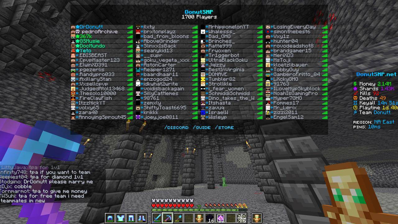 DonutSMP screenshot