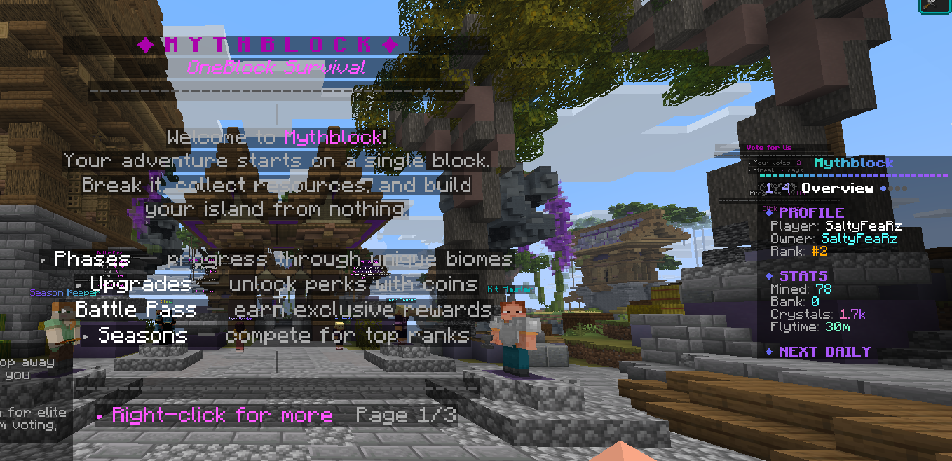 Mythblock screenshot