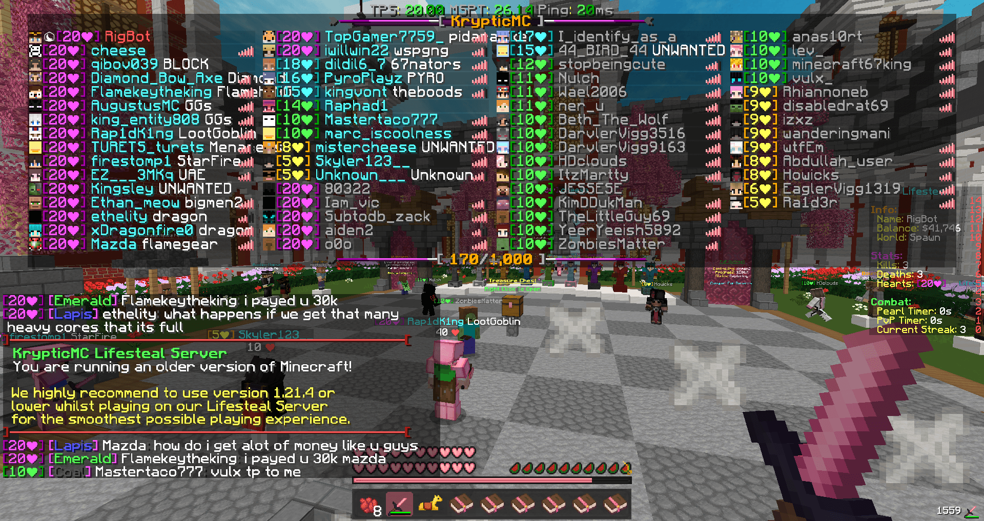 KrypticMC screenshot