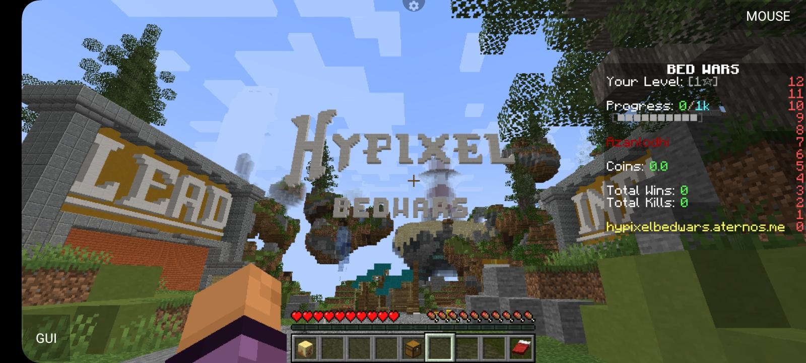 Cracked HypixelBedwars screenshot