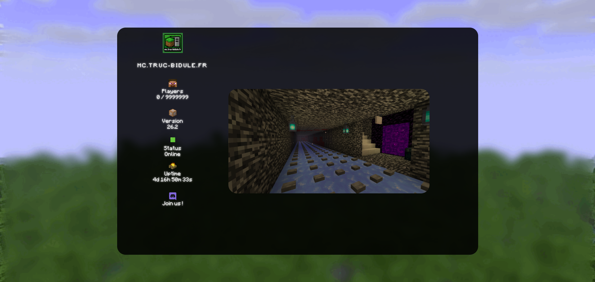 mc.truc-bidule.fr screenshot