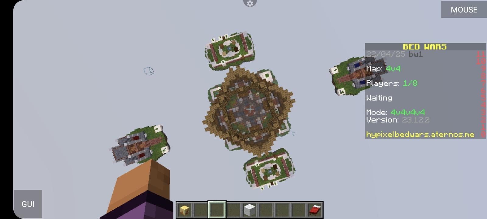 Cracked HypixelBedwars screenshot