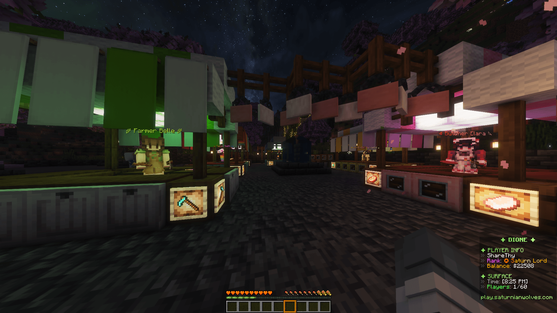 Saturnian Wolves SMP screenshot